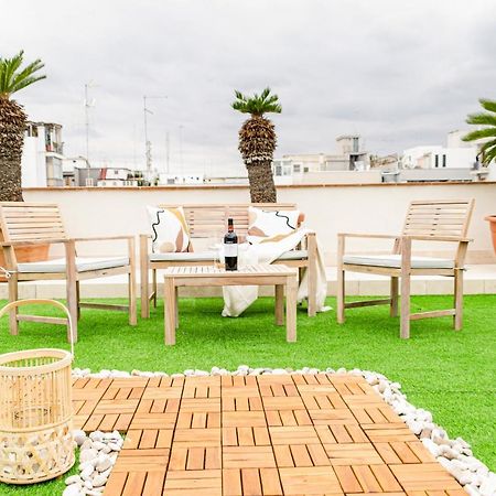 Ferienwohnung Apulialux Private 100Mq Rooftop Oasis W Jacuzzi Bari Exterior foto